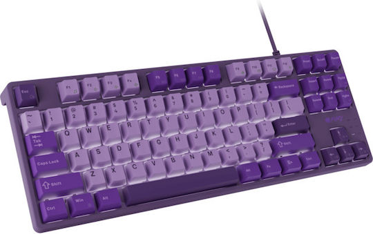 Fury Kanabo K2 Gaming Μηχανικό Πληκτρολόγιο με Φωτιζόμενα πλήκτρα (Αγγλικό US) Violet