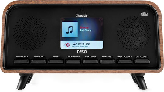 Audizio DESIO Настолен Радиоприемник DAB+ Тъмен Дървен