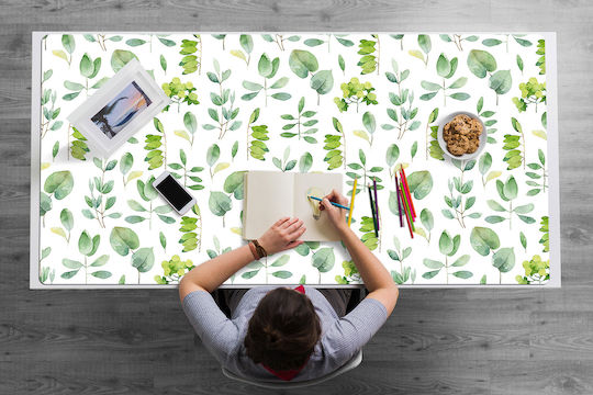 Tăvi Pentru Birou Model Protecție Zgârieturi Frunze Verzi 100x50 Cm
