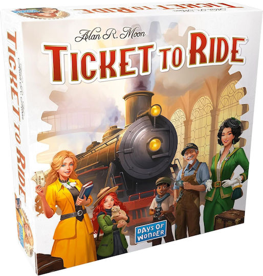 Board Game Ticket to Ride for 2-5 Players 8+ Years Old DOW7201N (EN) Asmodee