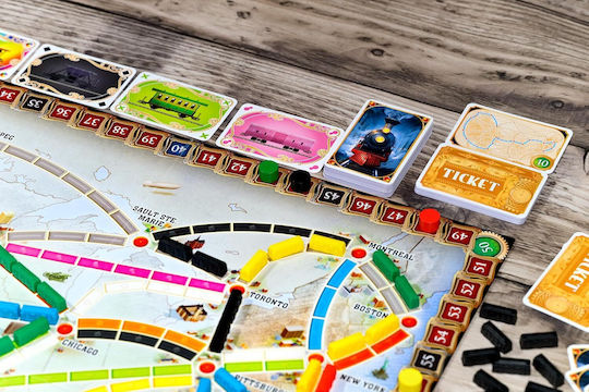 Board Game Ticket to Ride for 2-5 Players 8+ Years Old DOW7201N (EN) Asmodee