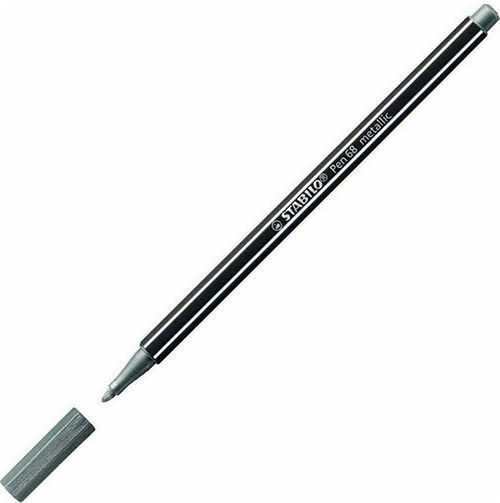 Stabilo Pen 68 Маркер за Рисуване 1мм Ασημί 68/805