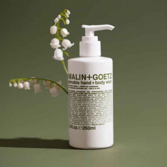 Malin+Goetz Cannabis Body Wash Gel mit Glycerin Feuchtigkeitsspendend 250ml