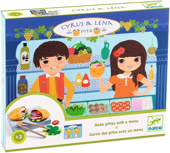 Djeco Cyrus & Lena - Make pitas With a Menu από Ξύλο για 3+ Ετών