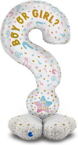 Luftballon Folie Jumbo Mehrfarbig Boy or Girl 119cm