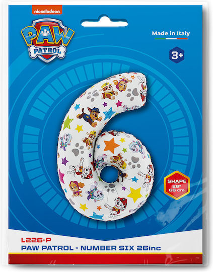 26″ Μπαλόνι Paw Patrol Αριθμός 6