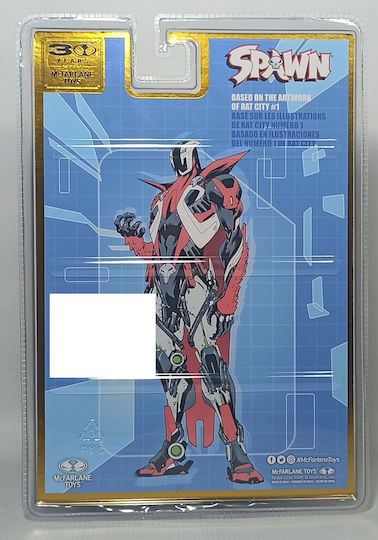 Mcfarlane Toys Spawn 30-годишен юбилей Robot Wars Spawn Фигура за действие 18 см