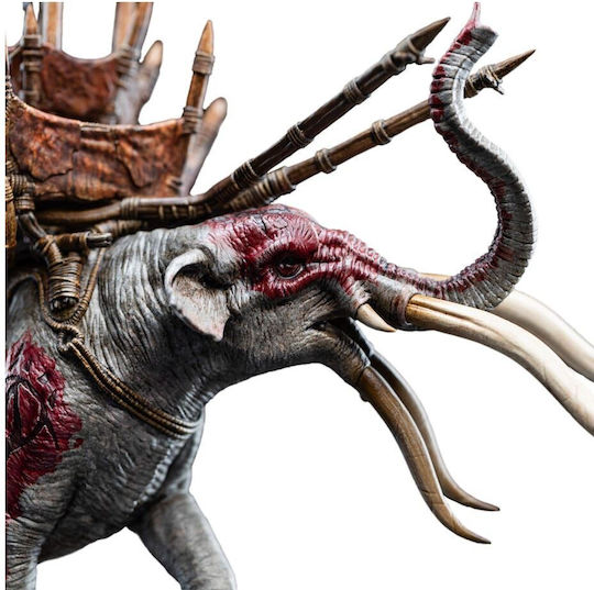 Weta Workshop Lord of the Rings The Lord of the Rings Mumak In Battle Statue 17cm