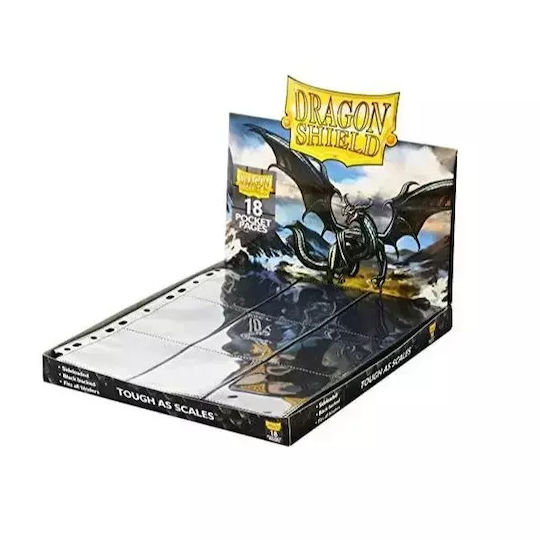 Dragon Shield Страници 18 Джобни Карти 9-Джобни Стандартен Размер Прозрачни