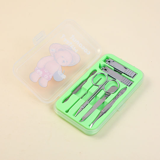 Seven Piece Manicure Set Teddy Island Series 3