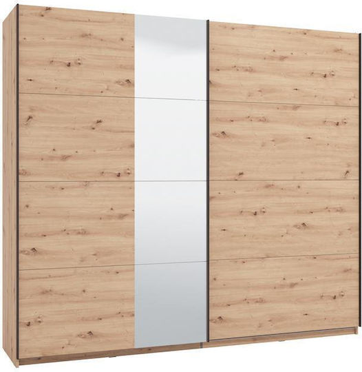 Gard 200 Og Δίφυλλη Ντουλάπα με Καθρέπτη 245x61x217cm Gard 200 Og Δίφυλλη Ντουλάπα με Καθρέπτη 245x61x217cm