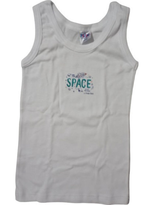 Fridel Petit Kids Undershirt Tank Top Space White