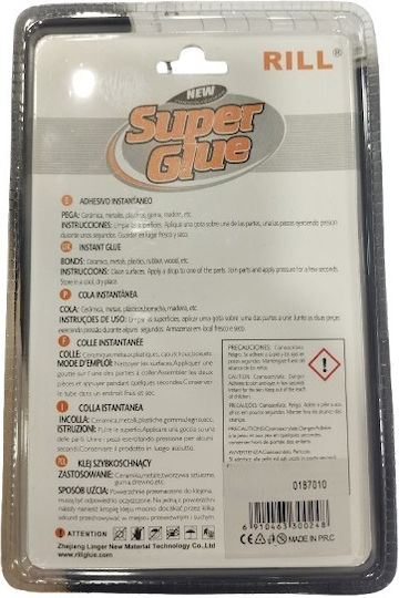 Κόλλα Στιγμής Gel Super Glue 3gr Σετ 4 Τεμάχια 0187010