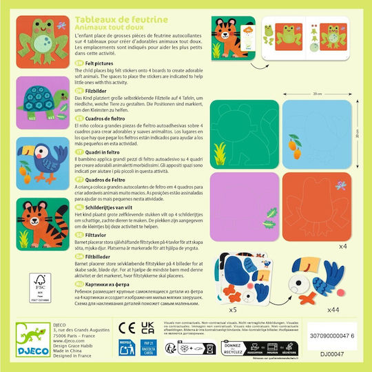 Djeco Djeco Kinderkunst Collage Tiere