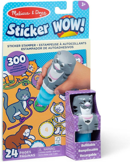 Melissa & Doug Arts & Crafts Toys Sticker Wow Cat for Children 3+ Years