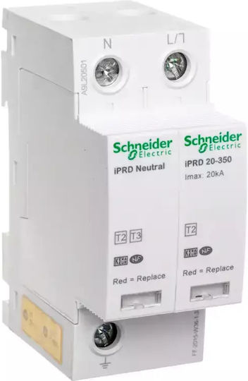 Schneider Electric Acti 9 iPRD20r Антикерни панел Двуполюсен Максимален изходен ток 20kA