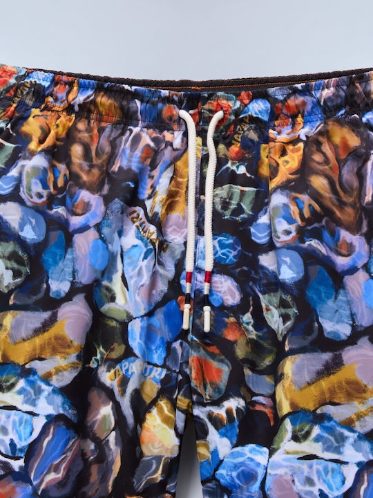 Herren-Bademode Kurze Hosen Dunkelblau mit Mustern
