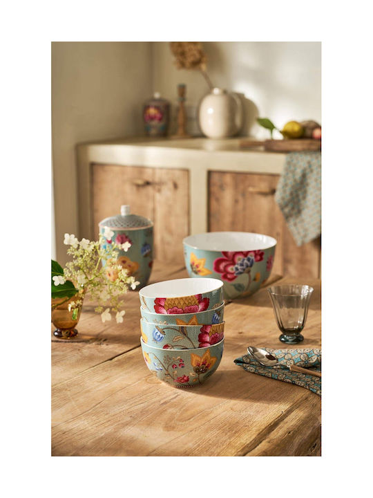 PiP Studio Blooming Tales Round Porcelain Serving Bowl