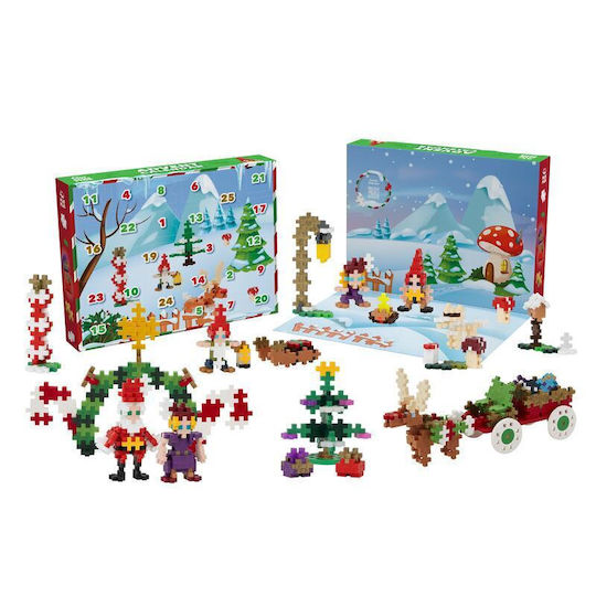 Plus Plus Advent Calendar Santas World