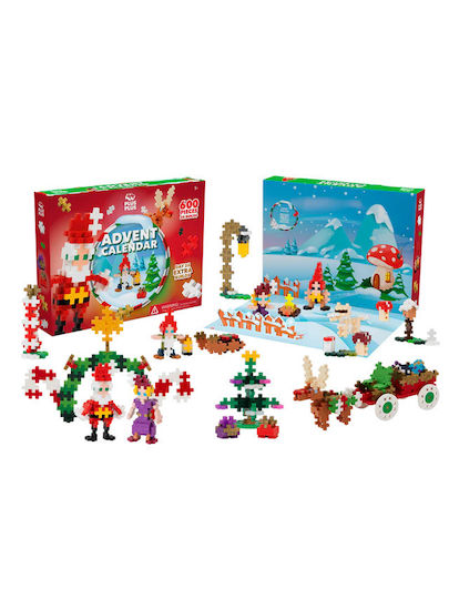Plus Plus Advent Calendar Santas World