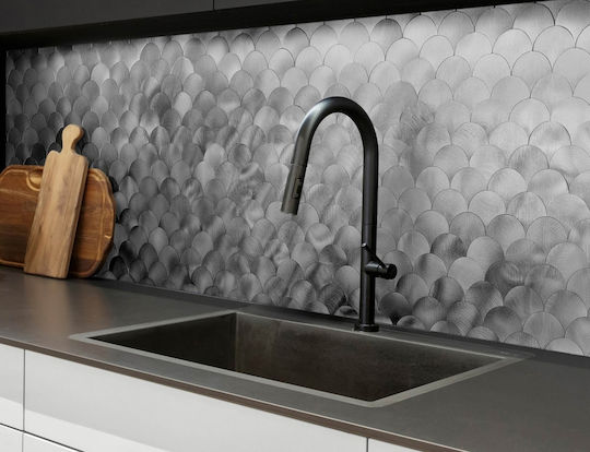 Decorative Wall Sticker Tiles 4 Pieces 25x25cm Douceur d'Intérieur