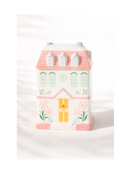 Ceramic Home Fragrance House 9x6x14cm Monochrome Candlemaker