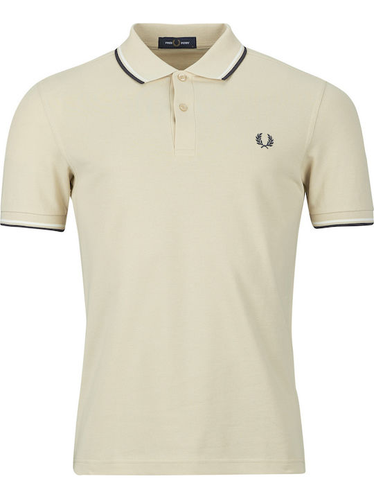 Twin Tipped Polo Μπλούζα Κοντομάνικη Μπεζ