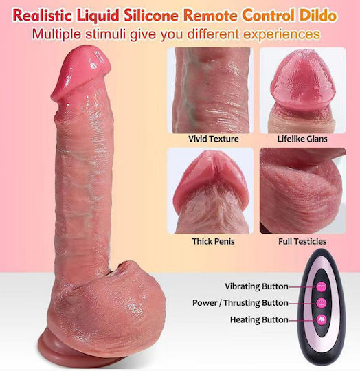 APH Vibrator Realistic Cu Control De La Distanță