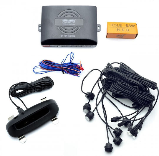 Einparts Kit De Parcare 8 Senzori Încastrați Față Spate