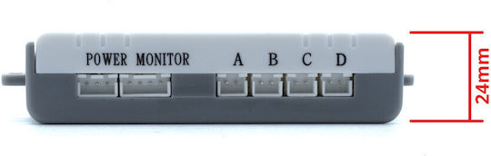 Einparts Parking Sensors Epp Buzzer 16.5mm Cars Flush Mount Installation