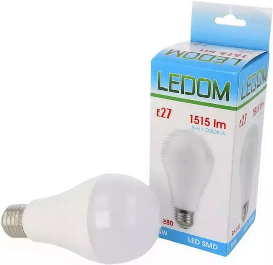 LED line LED крушка 15W за фасунга E27 и форма A60 Неутрално бяло 1515лм