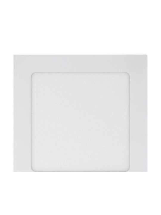 Bowi Panou LED Pătrat Suspendat 12W cu Lumină Alb Natural 4000K