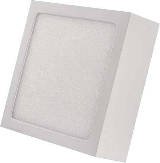 Emos Pătrat În aer liber Panou LED Putere 7.6W cu Alb Natural Lumini