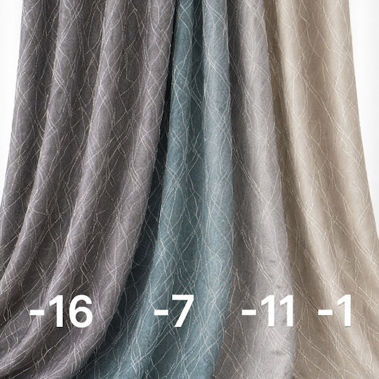 My Home Luxury Pencil Pleat Dark Gray Curtains 280x270cm