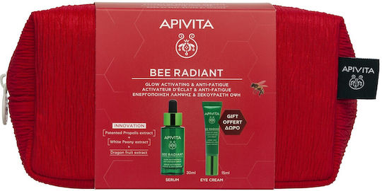Apivita Bee Radiant Skin Care Set for Anti-ageing & Brightening 3 Pieces