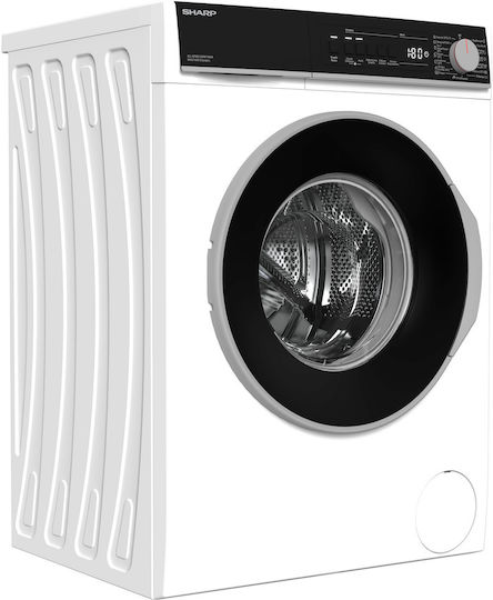Sharp Пералня 8 кг с Парна Технология 1400 Оборота ES-NFB814BW1NNA