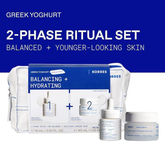 Korres Smart Yoghurt Skin Care Set for Moisturizing 3 Pieces