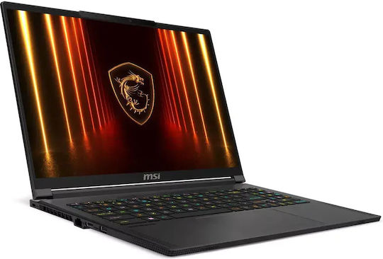 MSI Stealth A16 AI+ A3XVFG 16" QHD+ 240Hz (Ryzen AI 300 Series-9 HX 370/32GB/500GB SSD/GeForce RTX 4060/Windows 11 Home) (Международен английски език клавиатура)
