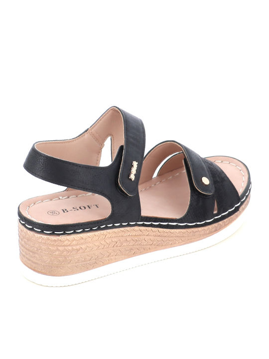 Summer Women's Platforms in Style Slippers Black