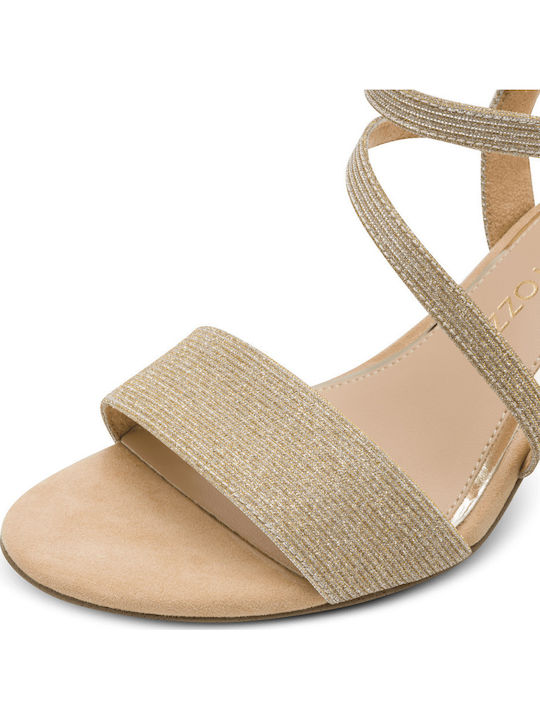 Anatomische Goldene Damen Sandalen