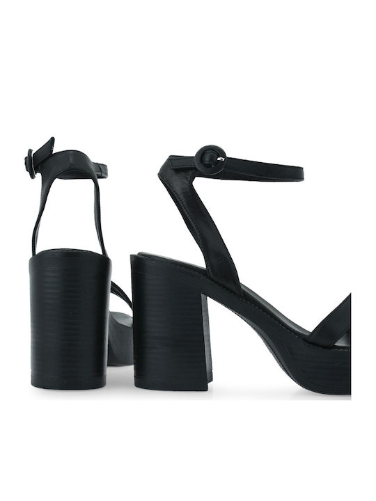 Leather Black Sandals