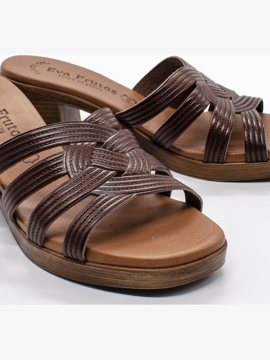 Leather Anatomic Sandals Brown