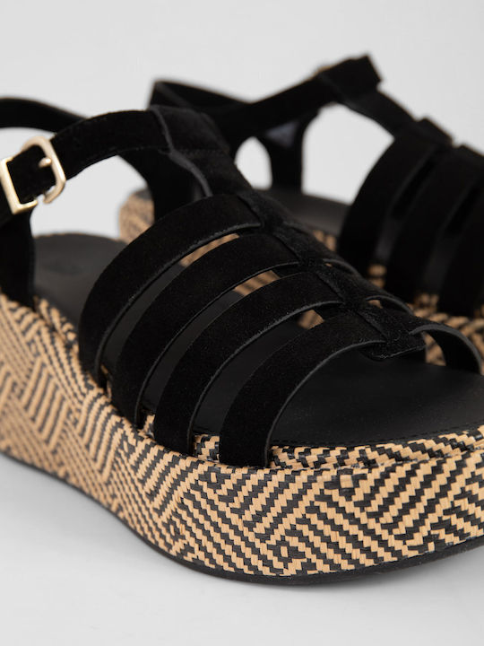 Fitflop Platforme Dama Negre
