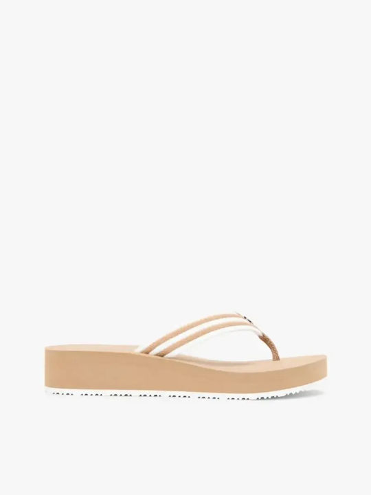 Sommer Damenplattformen Im Stil Beigen