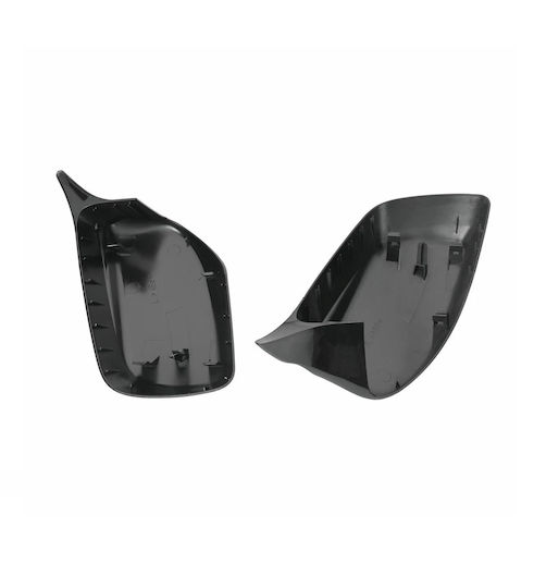 Капаци За Огледала Batman Стил Двойна Бъбрек Подходящи За BMW 5 Series E60 E61 2003-2009 Черен Гланц