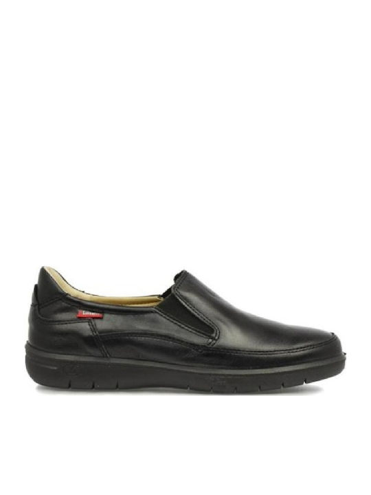 Leather Men's Loafers In Black Colour