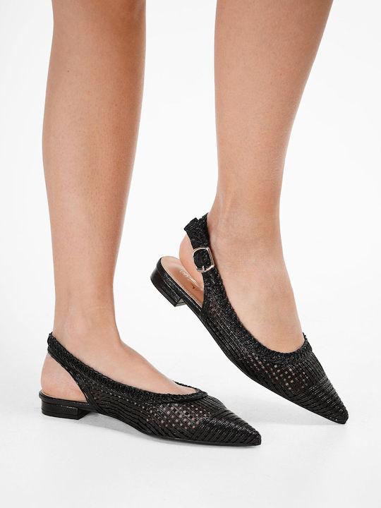 Women's Ballerina Shoes In Black Colour