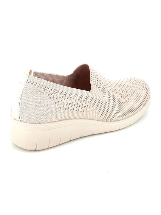 Women's Moccasins in Beige Colour 02/2618_BEIGE