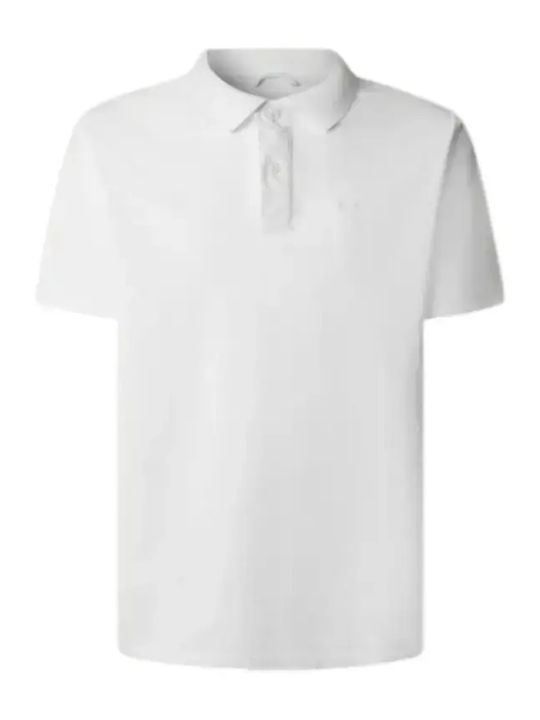 Polo Herrenbluse Kurzarm Weiße