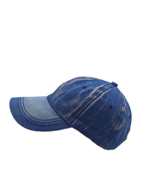 Șapcă Jockey Bumbac Spălat Unisex Denim Albastru